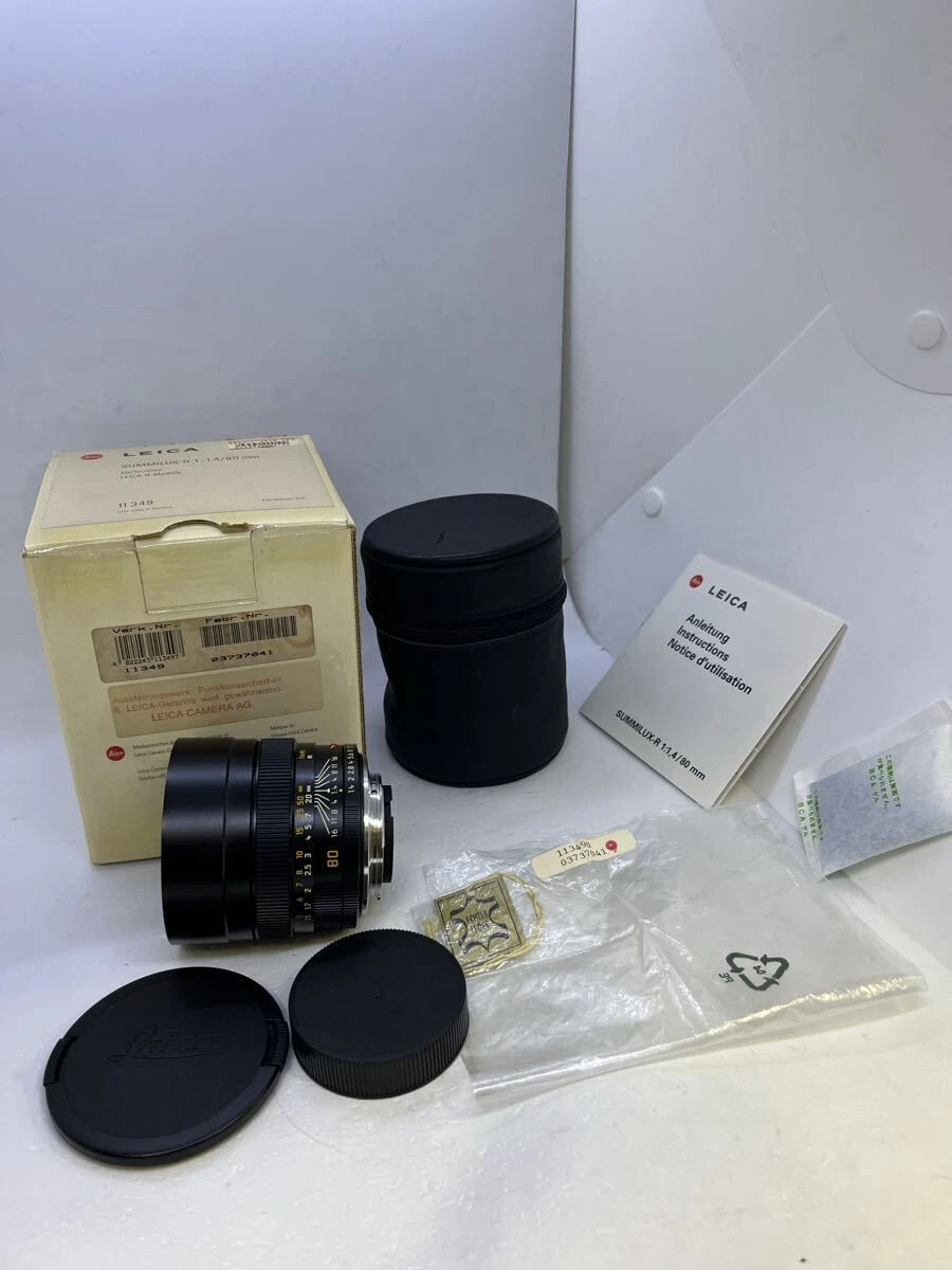 Leica SUMMILUX-R 80mm Focal f/1.4 Camera Lenses for sale - eBay