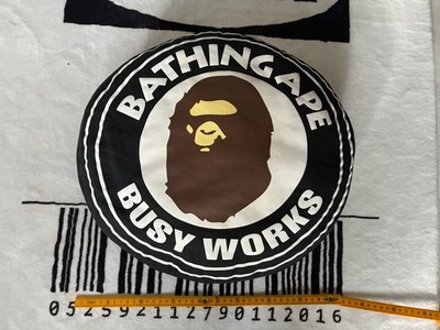 BAPE A Bathing Ape Busy Works Kissen Schwarz Supreme