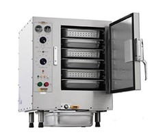 AccuTemp S62401D060 Countertop Electric Convection Steamer, Boilerless, 6 Pans