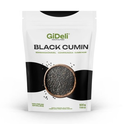 Schwarzkümmel 500g Ganz Samen Nigella Sativa Backgewürz Naturrein Vegan GiDeli