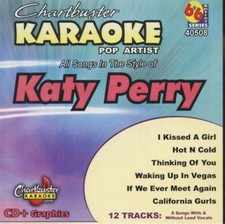 Chartbuster Karaoke: All Songs In The Style Of Katy Perry MUSIC AUDIO CD sing 