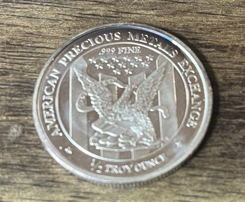 APMEX  1/2 Troy Ounce .999+ Fine Silver Bullion