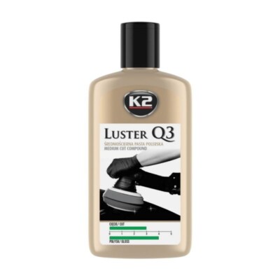 K2 LUSTER Q3 FAST CUT CUTTING COMPOUND Car Paint Polishing Paste Scratch - 250g