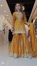 Women Eid Dress Pakistani Salwar Kameez Ready To Wear Suit Wedding Party 3Piece