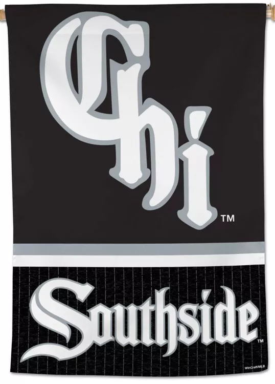 Chicago White Sox SOUTHSIDE Official MLB City Connect Team 28x40 WALL  BANNER