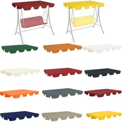 MARKENLOS Ersatzdach Sonnendach Ersatzdach Dachbezug 2/3 Sitzer Garten Hollywoodschaukel