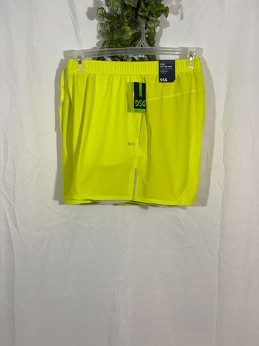 Mens DSG 5" inseam Straide 2 in 1 Run Shorts Yellow - Picture 5 of 10