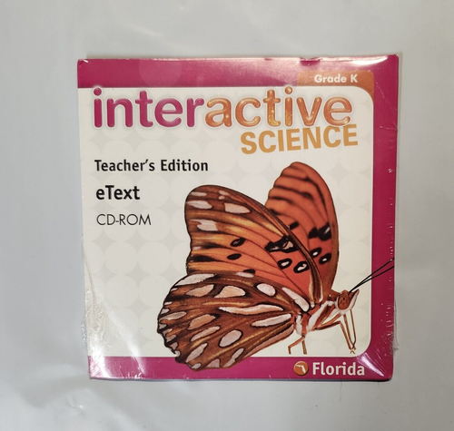 Interactive Science Lot of 2 Grade K Teacher eText CD-ROM + AudioText VG Pearson - Picture 3 of 4