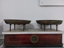 bilancia epoca anni 30  legno e marmo