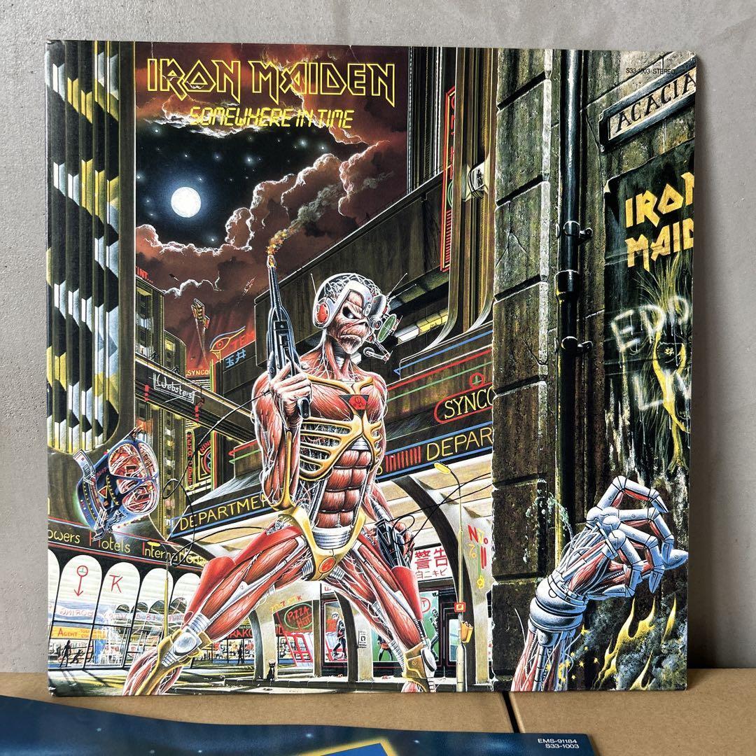 アイアン・メイデン サムホエア・イン・タイム S33-1003 IRON MAIDEN Somewhere in Time Japan ( S33-1003 ) ***Only OBI