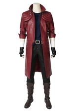 Devil May Cry5 Dante Cosplay Costume DMC5 Outfits Coat Shoes Full Suit Halloween