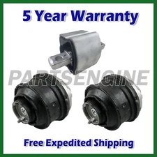 Motor & Transmission Mount Kit 3x For 2003-2005 Mercedes-Benz C230 1.8L -K3415
