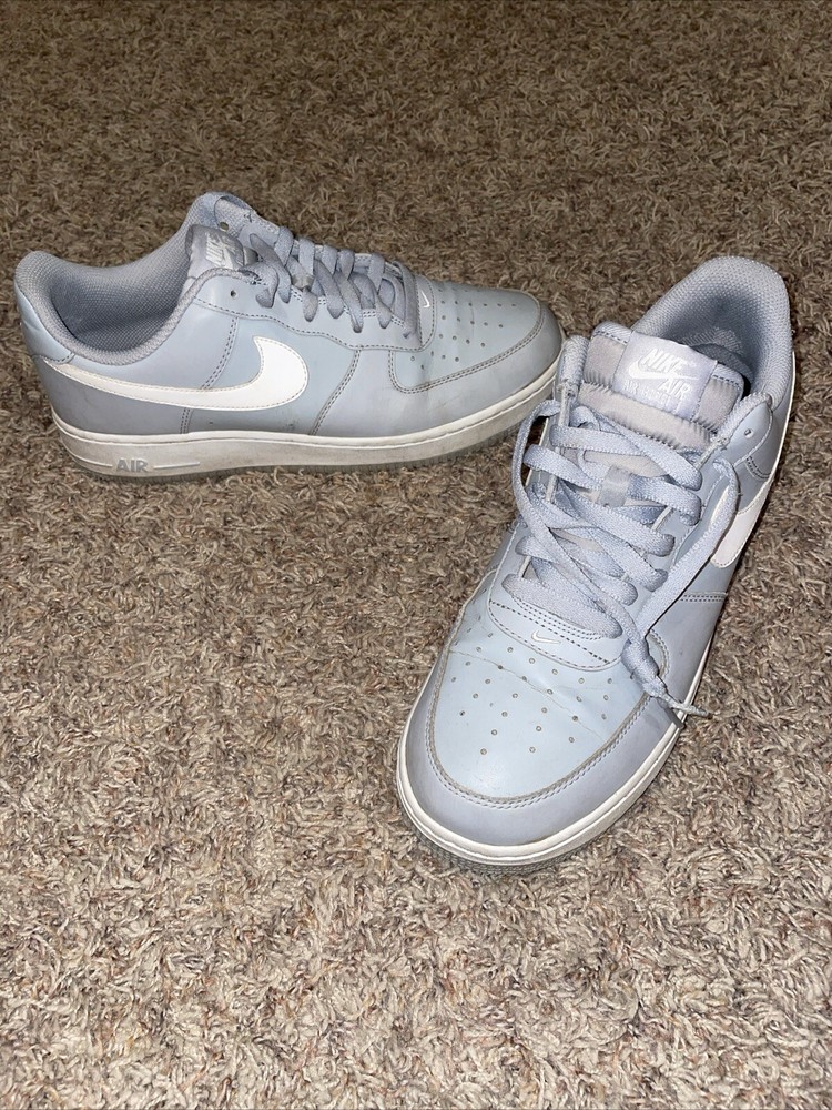 Nike Air Force 1 Low Wolf Gray/White #820266-004 Men’s Sz 10