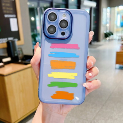 Objektiv-Schutzhülle für iPhone 15 14 13 12 Pro Max 11 Transparente Handy Hülle