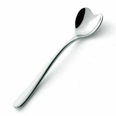 【Alessi for DELTA】 ティースプーン 12本 アレッシィ デルタ Set of 12 Italian Design ALESSI Spoon for Delta Heart Shaped