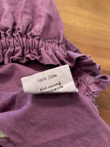 YellowPelota Girls Purple Pull On Stretch Waist Tie Embroidered Skirt Sz 10Y - Picture 4 of 6