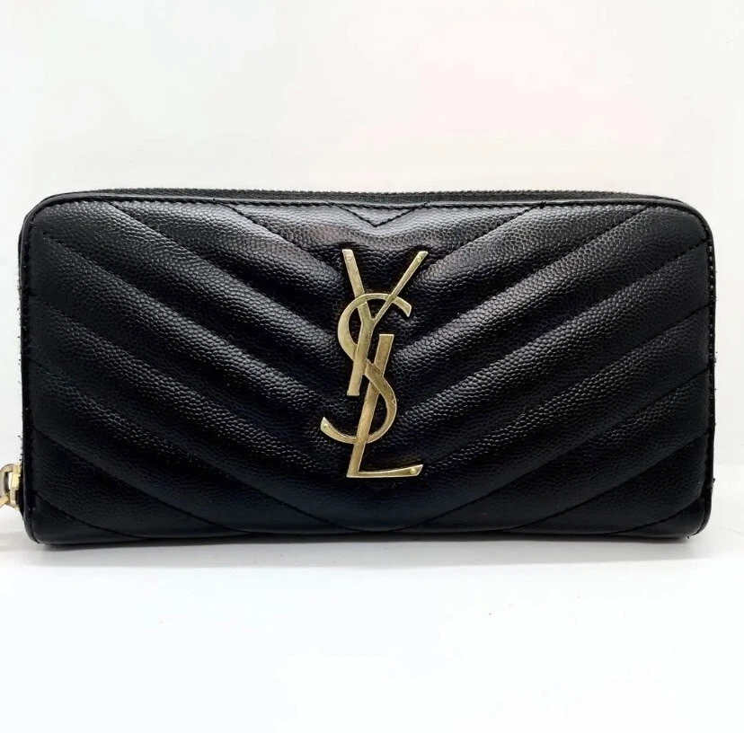 boezem Intens systeem Authentic Saint Laurent Long Wallet YSL Monogram Large Black Leather Cassandra | eBay boezem Intens systeem Authentic Saint Laurent Long Wallet YSL Monogram Large Black Leather Cassandra | eBay