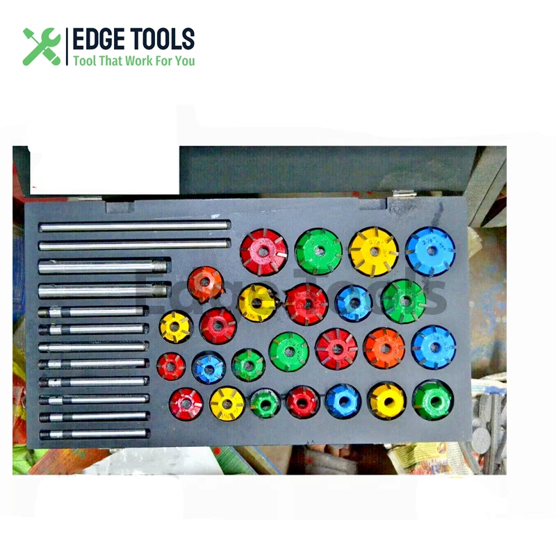 Valve Seat Cutter Set Carbide Tipped 37 For Chevy, Ford.gmc ,Caterpillar TOOLS - Imagen 2 de 4