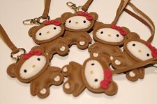 Hello Kitty Leather Keychain Handbag Accessories Cute Accessories Keychain