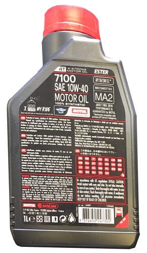 Kit Tagliando Olio Motul 7100 10W40 Per Gilera 800 GP GP Centenario 2008>2014 - Foto 2 di 6