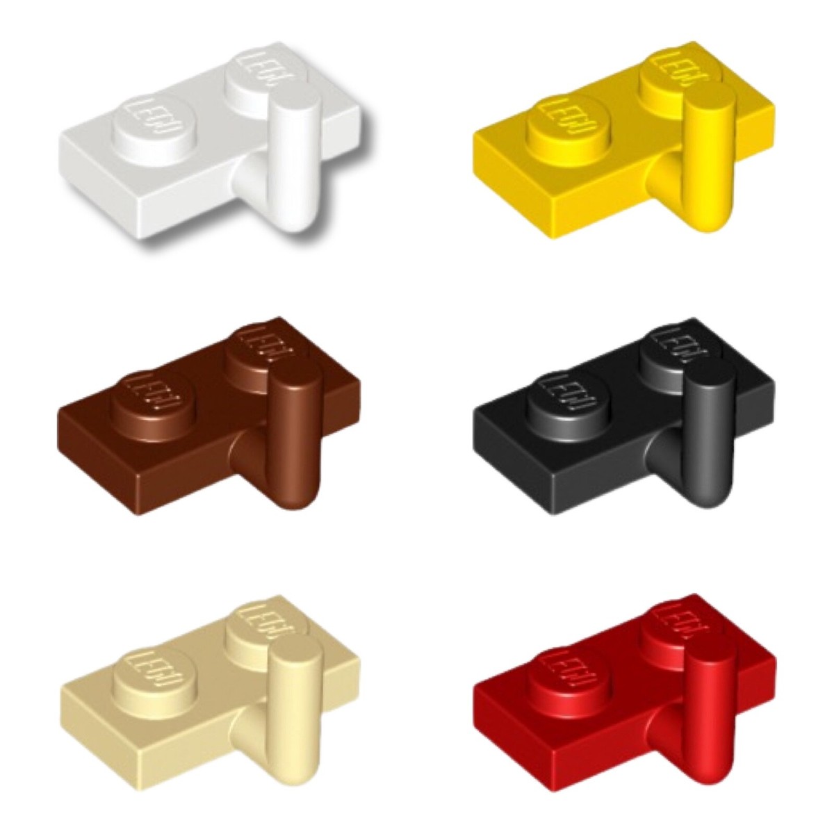 LEGO Plate Modified x with Bar Arm Up x 10 Choose Colour