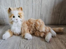 Ageless Innovations Joy For All Companion Pets Interactive Orange Tabby Cat WORK