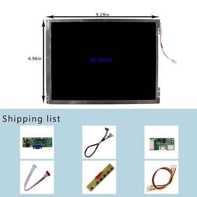 Scheda Controller VGA Per Schermo LCD 10.4'' LTM10C209H – Nuova, Con Risoluzione 1920x720