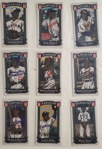 PUERTO RICO 2010-2011 INFINITE SET BASEBALL CARD SET CLEMENTE, JOSH GIBSON, ALOM
