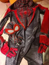 PS5 Miles Morales Spider-Man Jumpsuit Spandex Cosplay Bodysuit Costume Halloween