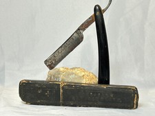 Vtg Wade  Butcher Straight Razor In Original Box