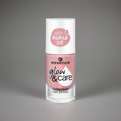 Essence GLOW CARE Nail Polish mit Kukui Öl Nagellack 02 Go For Glow 8ml NEU