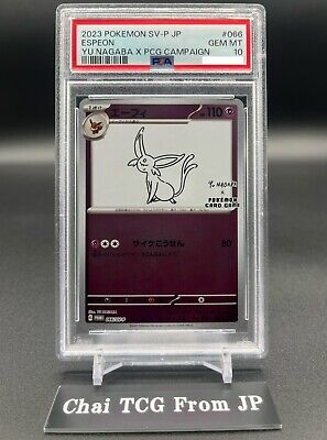 PSA 10 Espeon 066/SV-P Promo Yu Nagaba Pokemon Card Japanese PSA 10 Espeon 066/SV-P Promo Yu Nagaba Pokemon Card Japanese
