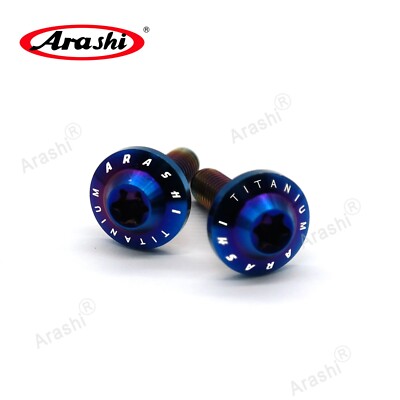 Arashi Titanium Tapered Torx Screw Brake Rotor Mounting Bolts For