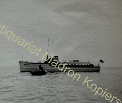 orig. Foto Boot Schiff um 1950