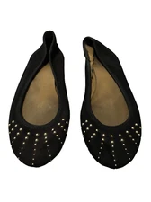 Style And Co Studded Ballet Ballerina Flats Studs Suede Casual