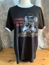 2023 Boxlunch Chuck E Cheese Charles Entertainment Ringer T-Shirt Size Med