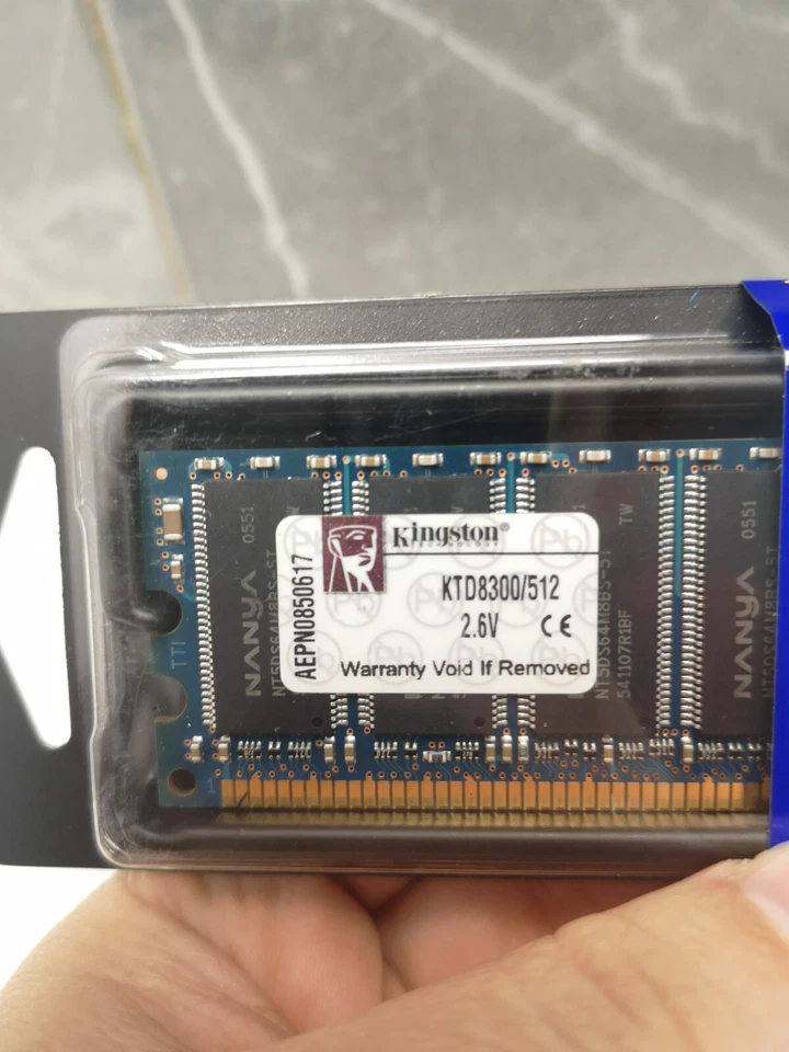 512mb Kingston KTD8300/512 PC3200U 400MHz DDR1 Computer Memory RAM - SEALED - - Image 4 of 4