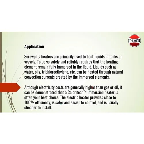 NEW! Screw Plug Immersion Heater, 2-1/2"NPT, 6000W, 600V, 22-1/2"L!!