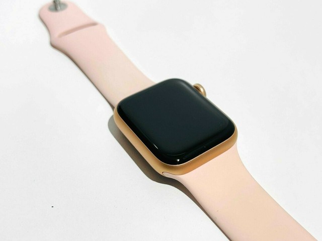 Apple Watch Series 5 GPS, 40mm Gold Aluminum Case with Pink Sand Sport Band | eBay