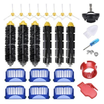 Replacement Filter Side Brush Robot Vacuum Accessory Essential Maintenance Set