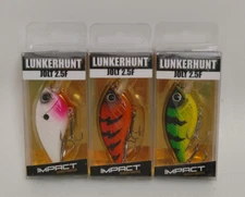 (3) Lunkerhunt Jolt 2.5 Impact Series Crankbait Fishing Lures Lot of 3