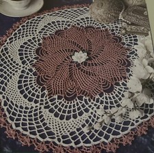 CROCHET Flower And Lace Doily PATTERN