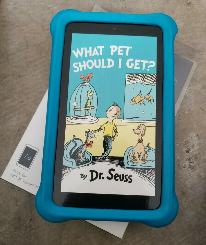 BRAND NEW Nook Tablet Bumper for Kids Tablet 7" - Scuba Blue - Image 2 of 3