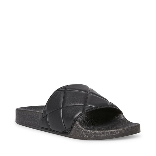 Squishy Black Sandals by Steve Madden | Size 6