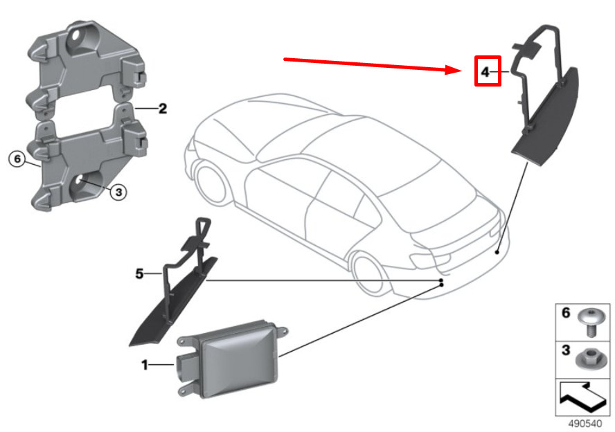 NEW BMW 3 GRAN TURISMO F34 RIGHT SCREENING 6874333 66326874333 