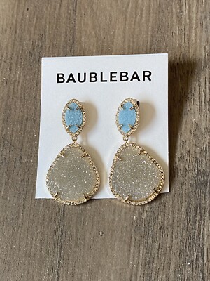 New Baublebar Calla Druzy Drop Earrings