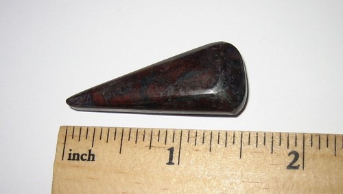 POLISHED 39mm x 16mm SUGILITE RICHTERITE RED JASPER CABOCHON SO. AFRICA 7.5g *A2 - Picture 10 of 16