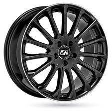 1x MSW (OZ) MSW 30 gloss black polished lip 8.5Jx20 5x112 ET45 1x MSW (OZ) MSW 30 gloss black polished lip 8.5Jx20 5x112 ET45