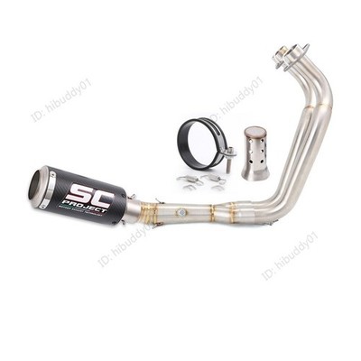 YZF R7 2021-2025 for Yamaha MT-07 Full System Exhaust Header Pipe Muffler Tips