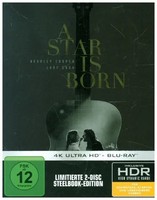 A Star Is Born,2 4K Uhd-Blu-Ray + 1 Blu-Ray (Steelbook) | Bradley Cooper | USA